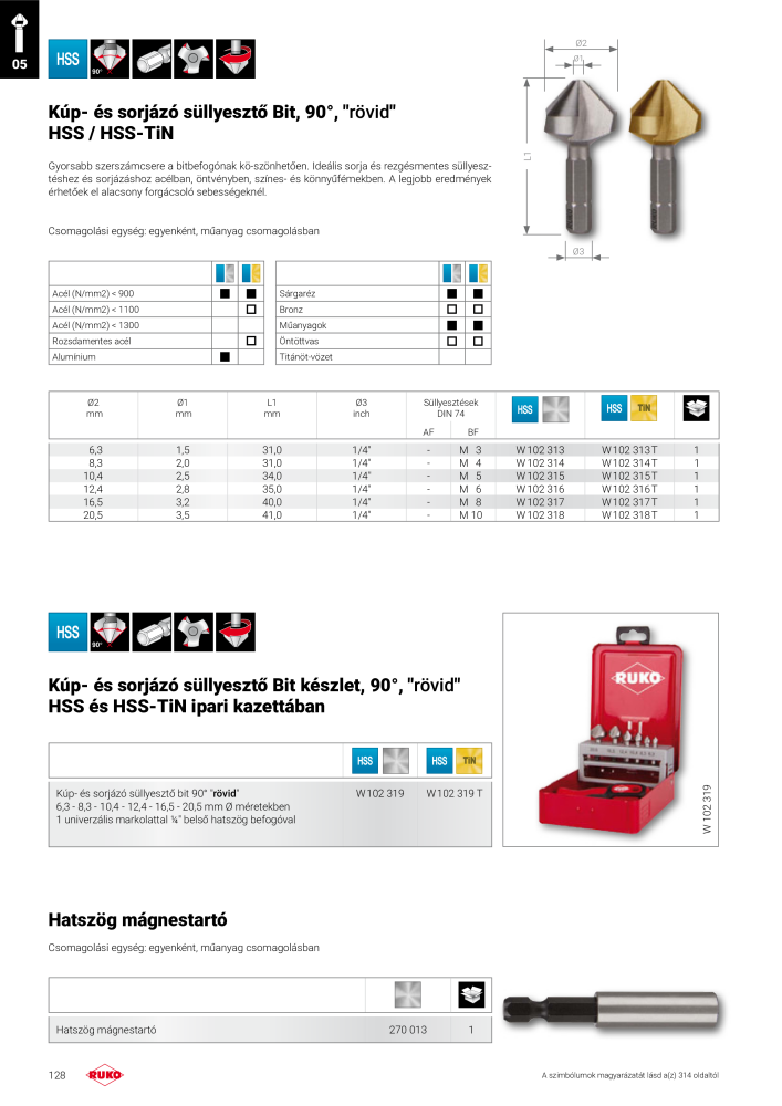 Ruko főkatalógus precíziós szerszámok NR.: 298 - Side 128