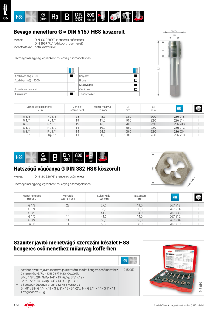 Ruko főkatalógus precíziós szerszámok NR.: 298 - Strona 154