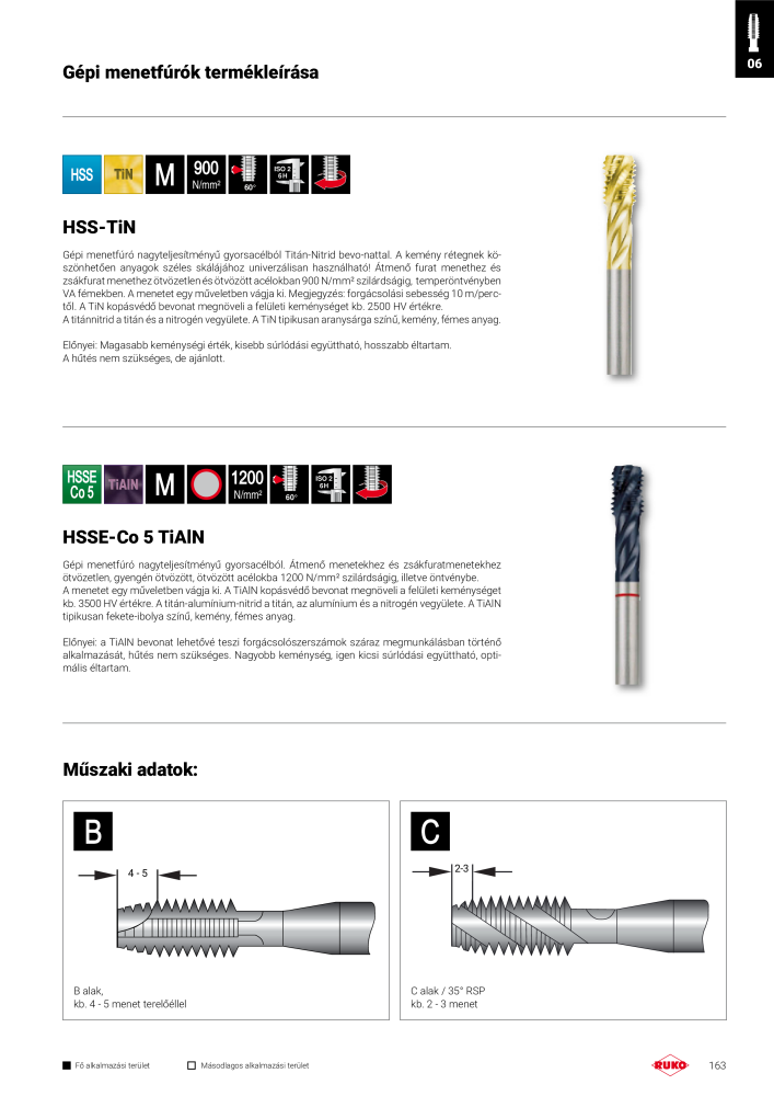 Ruko főkatalógus precíziós szerszámok Nb. : 298 - Page 163