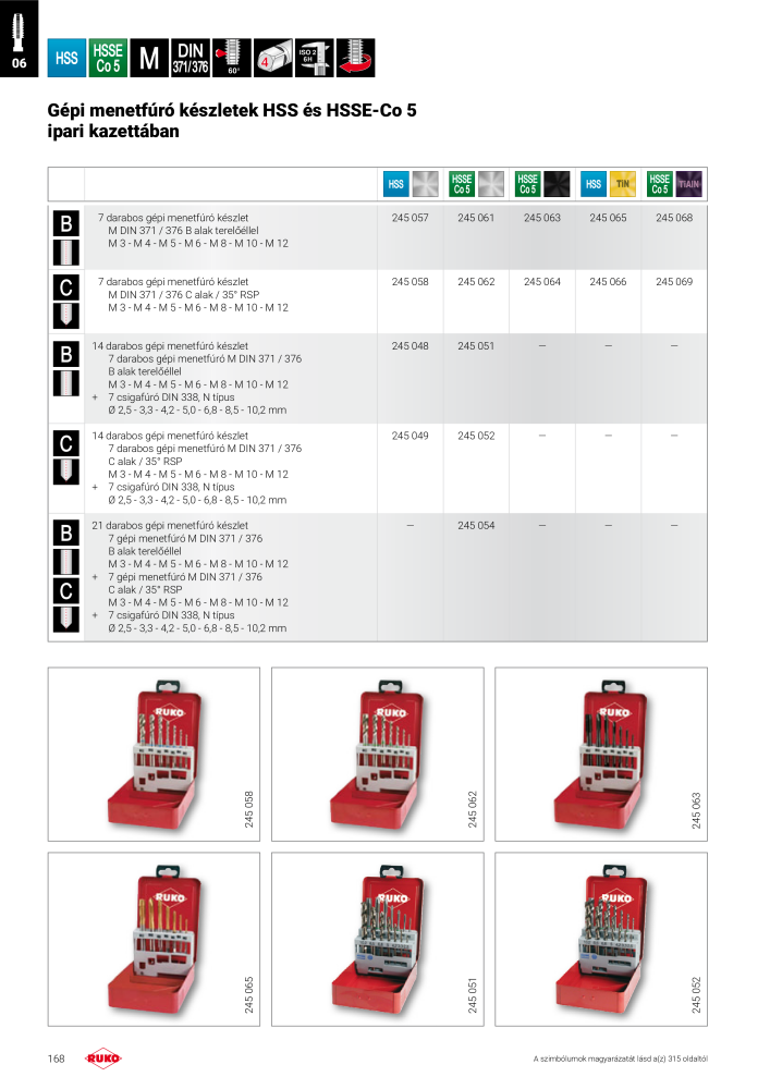 Ruko főkatalógus precíziós szerszámok Nº: 298 - Página 168