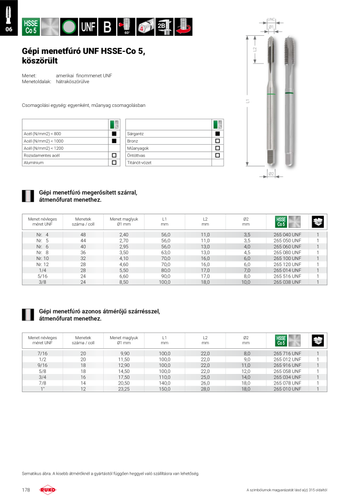 Ruko főkatalógus precíziós szerszámok NO.: 298 - Page 178