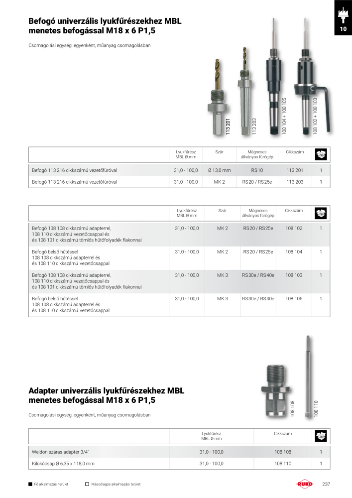 Ruko főkatalógus precíziós szerszámok NR.: 298 - Strona 237