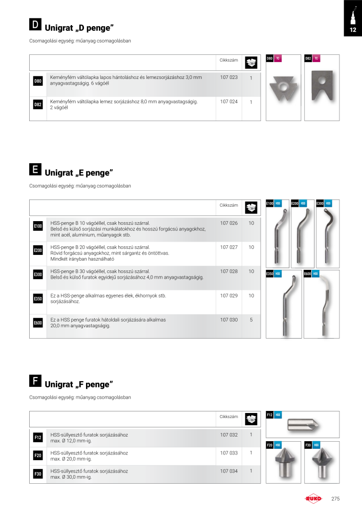Ruko főkatalógus precíziós szerszámok NR.: 298 - Strona 275
