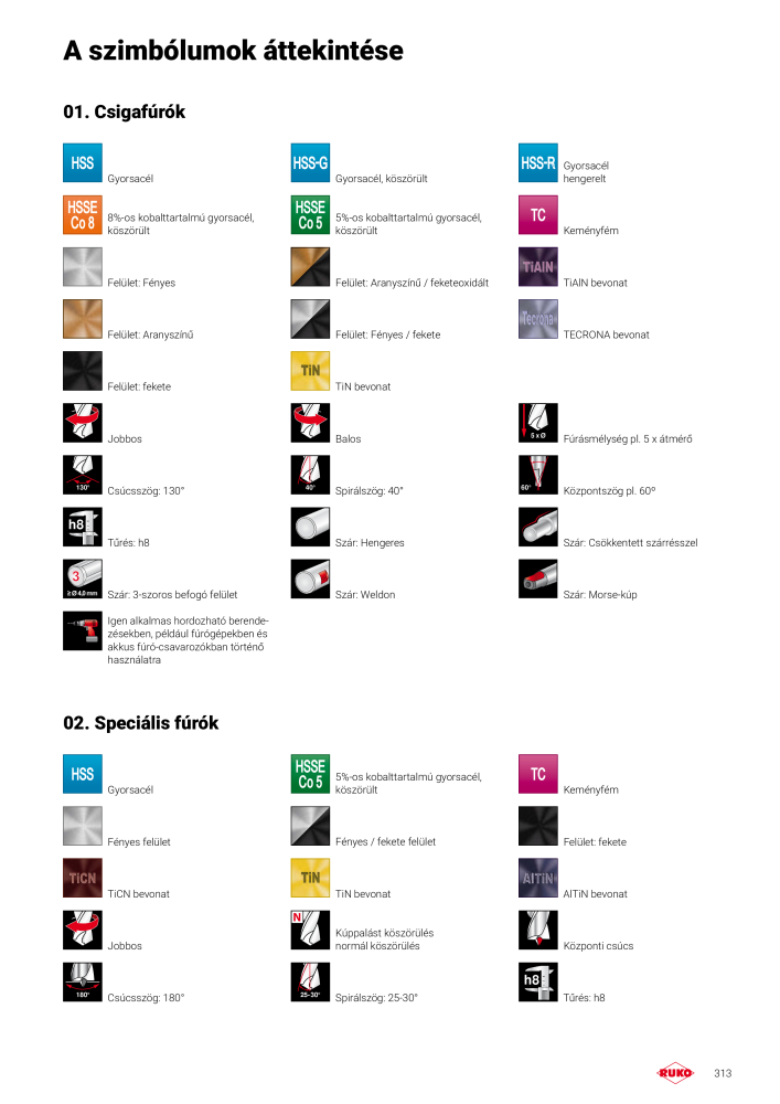 Ruko főkatalógus precíziós szerszámok Nº: 298 - Página 313