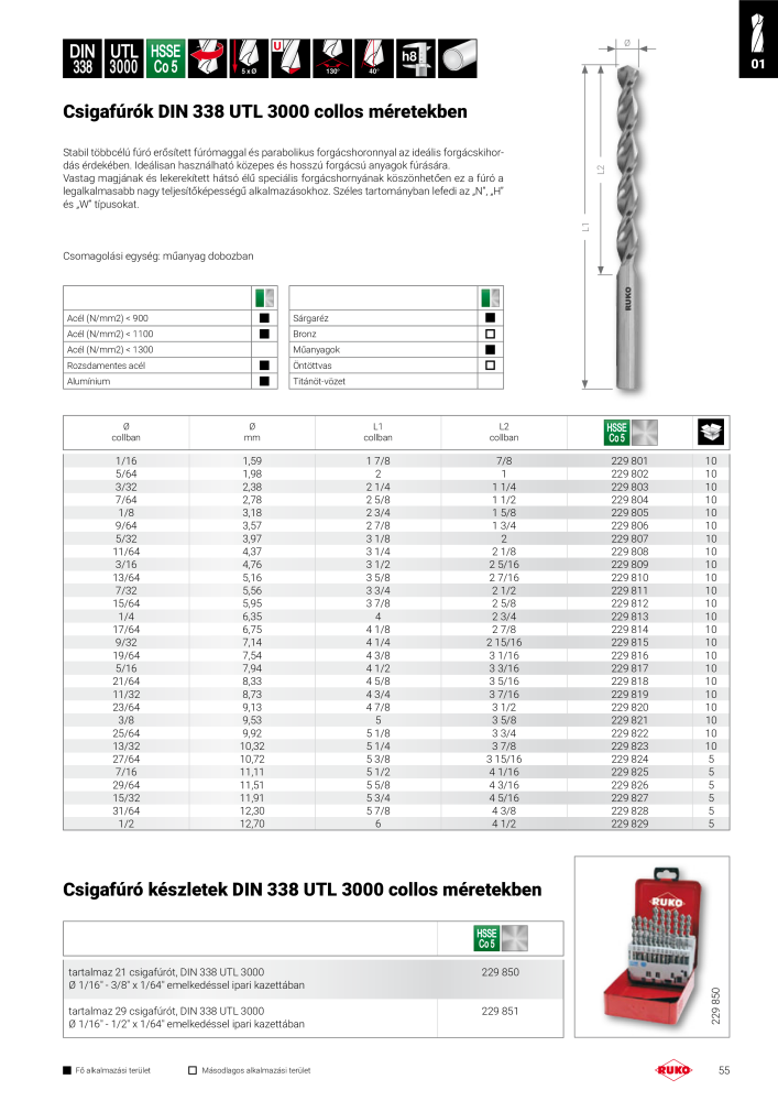 Ruko főkatalógus precíziós szerszámok NR.: 298 - Side 55