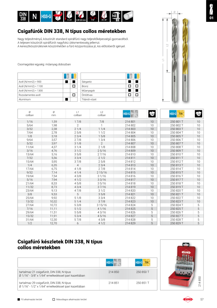 Ruko főkatalógus precíziós szerszámok NR.: 298 - Strona 57