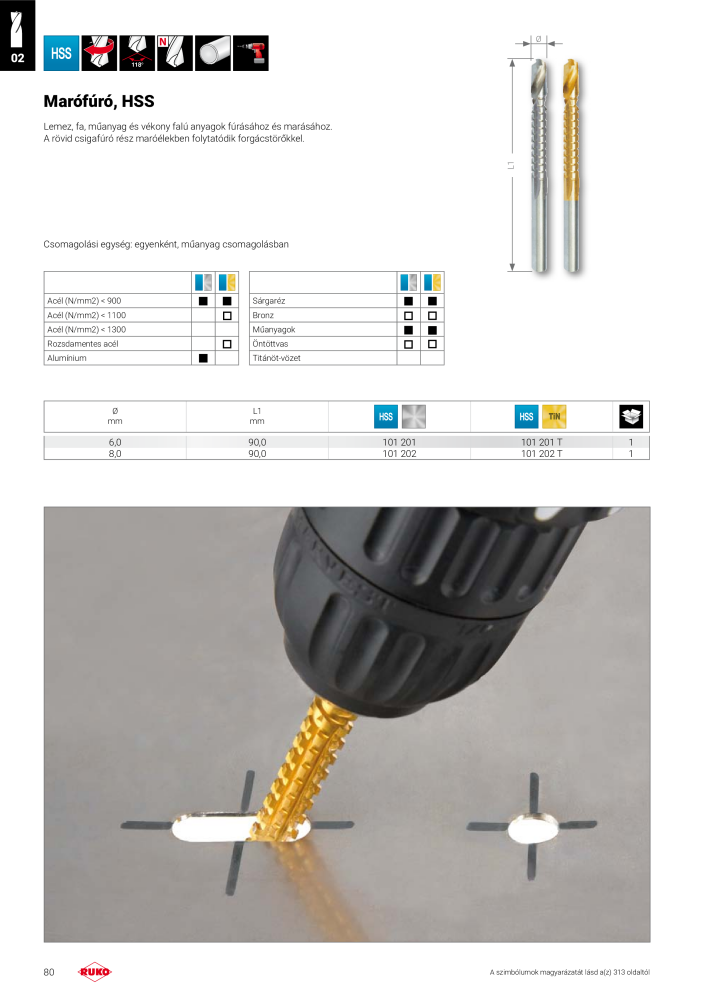 Ruko főkatalógus precíziós szerszámok NR.: 298 - Pagina 80