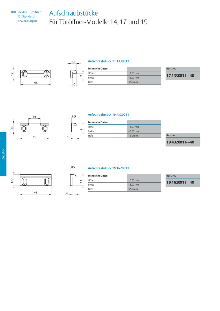 ASSA ABLOY Elektro-Türöffner NR.: 318 - Seite 100