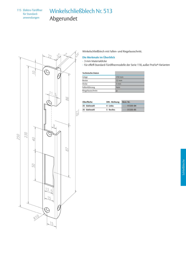 ASSA ABLOY Elektro-Türöffner NR.: 318 - Seite 115