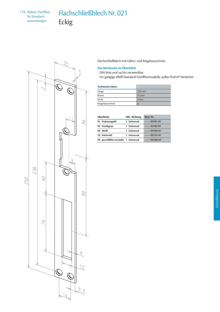 ASSA ABLOY Elektro-Türöffner NR.: 318 - Seite 119