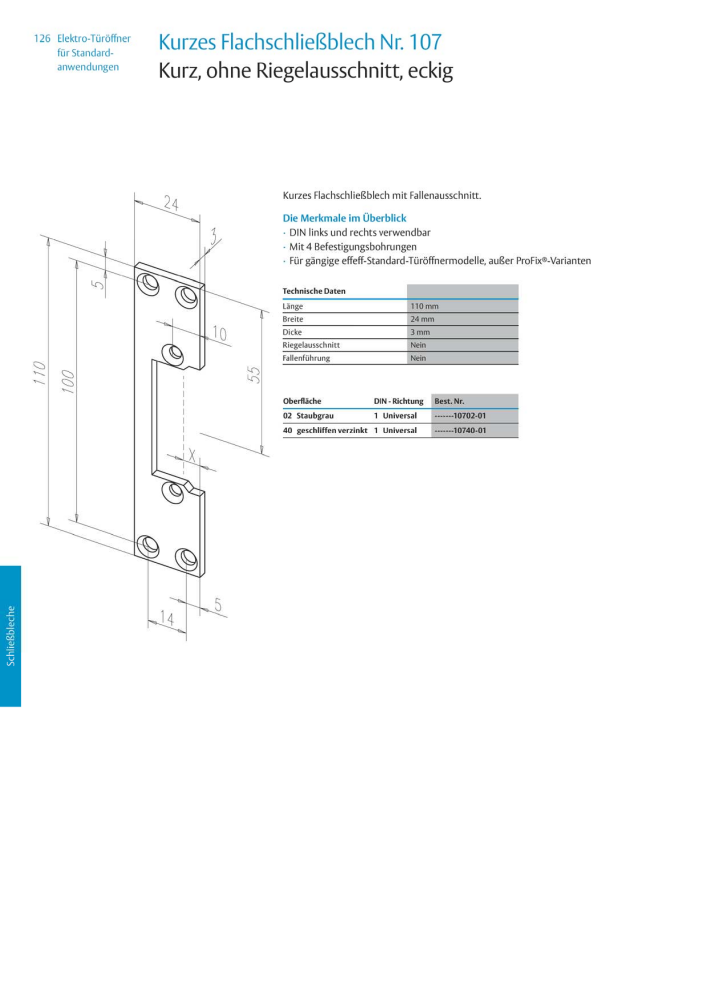 ASSA ABLOY Elektro-Türöffner NR.: 318 - Seite 126