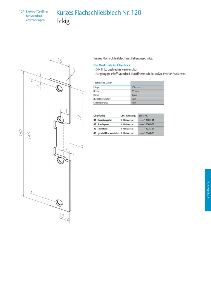 ASSA ABLOY Elektro-Türöffner NR.: 318 - Seite 127