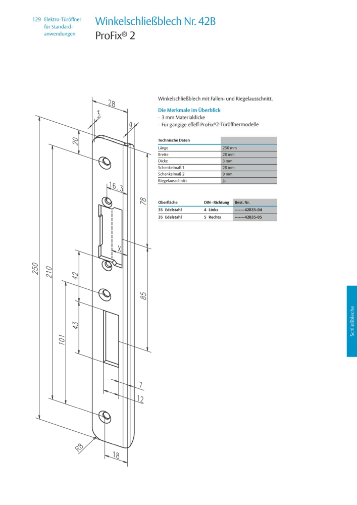 ASSA ABLOY Elektro-Türöffner NR.: 318 - Seite 129