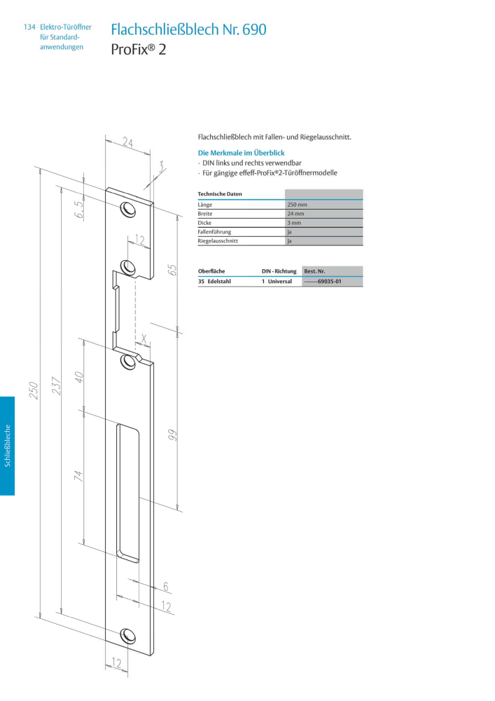 ASSA ABLOY Elektro-Türöffner NR.: 318 - Seite 134