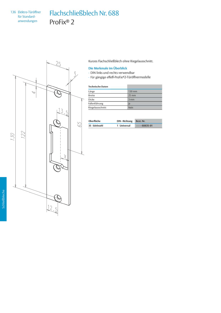 ASSA ABLOY Elektro-Türöffner NR.: 318 - Seite 136