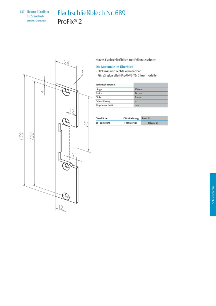 ASSA ABLOY Elektro-Türöffner NR.: 318 - Seite 137