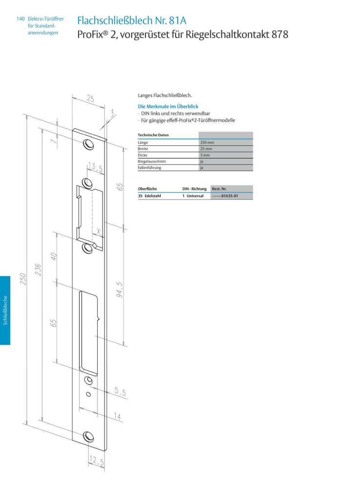 ASSA ABLOY Elektro-Türöffner NR.: 318 - Seite 140