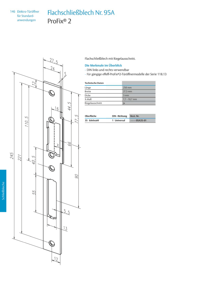 ASSA ABLOY Elektro-Türöffner NR.: 318 - Seite 146