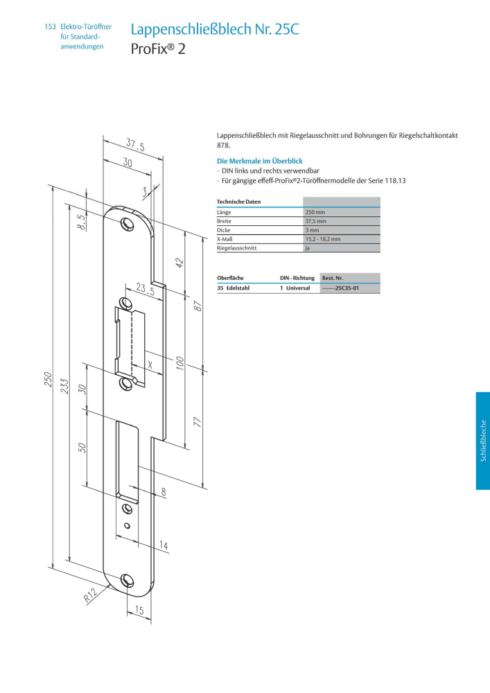 ASSA ABLOY Elektro-Türöffner NR.: 318 - Seite 153