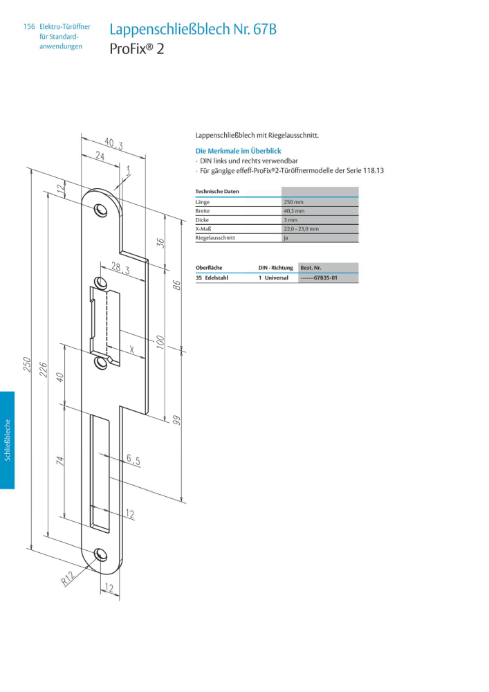 ASSA ABLOY Elektro-Türöffner NR.: 318 - Seite 156