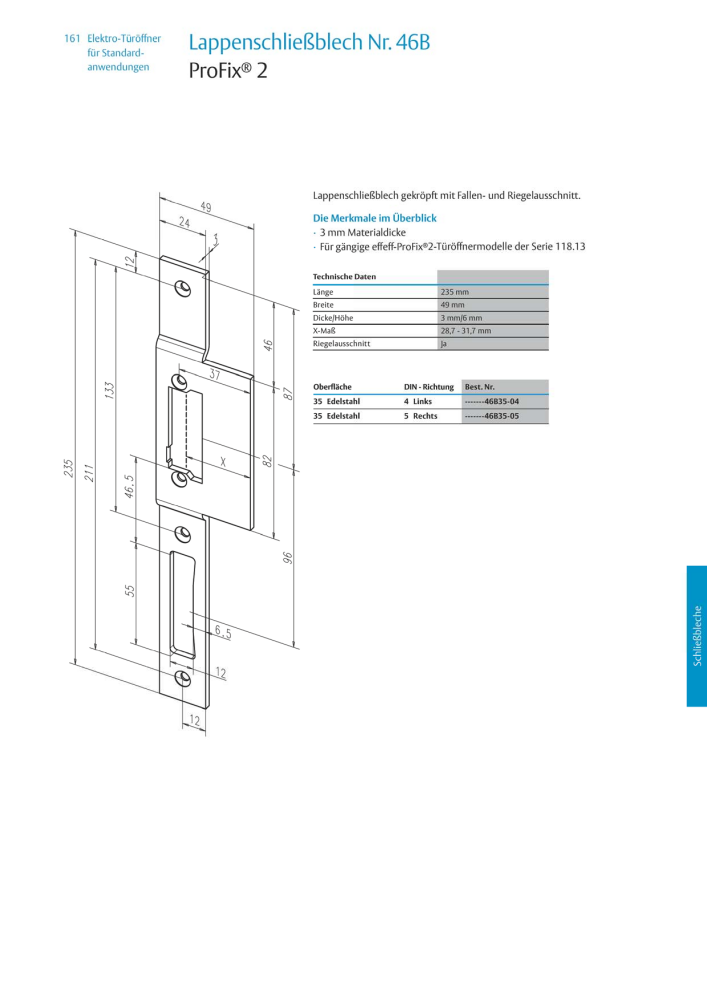 ASSA ABLOY Elektro-Türöffner NR.: 318 - Seite 161