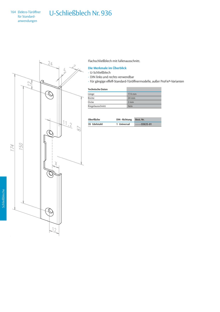 ASSA ABLOY Elektro-Türöffner NR.: 318 - Seite 164