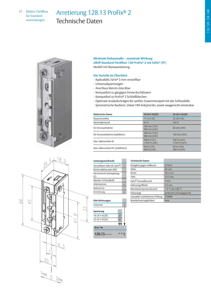 ASSA ABLOY Elektro-Türöffner NR.: 318 - Seite 51