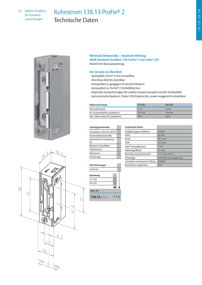 ASSA ABLOY Elektro-Türöffner NR.: 318 - Seite 53