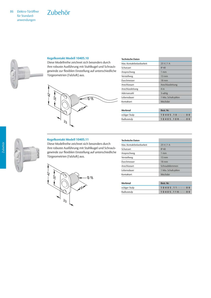 ASSA ABLOY Elektro-Türöffner NR.: 318 - Seite 86