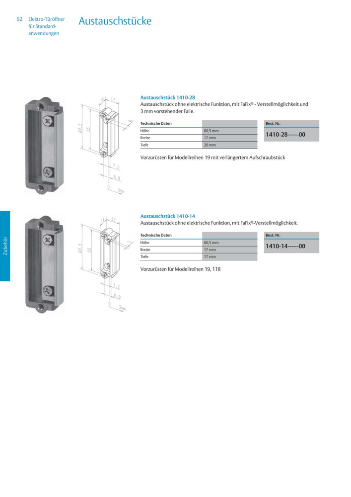 ASSA ABLOY Elektro-Türöffner NR.: 318 - Seite 92