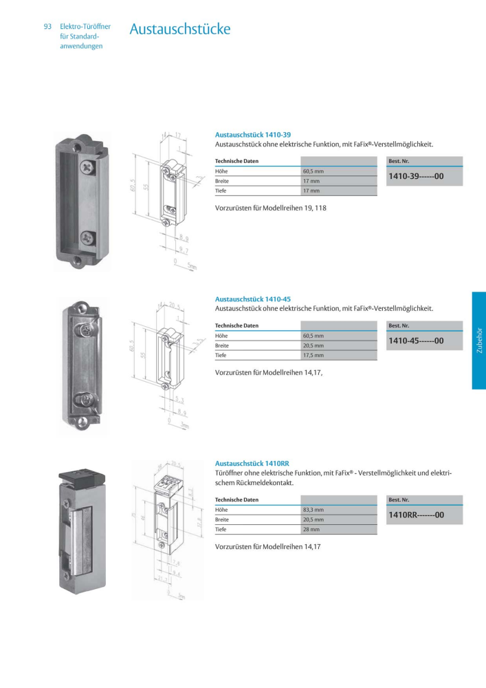 ASSA ABLOY Elektro-Türöffner NR.: 318 - Seite 93