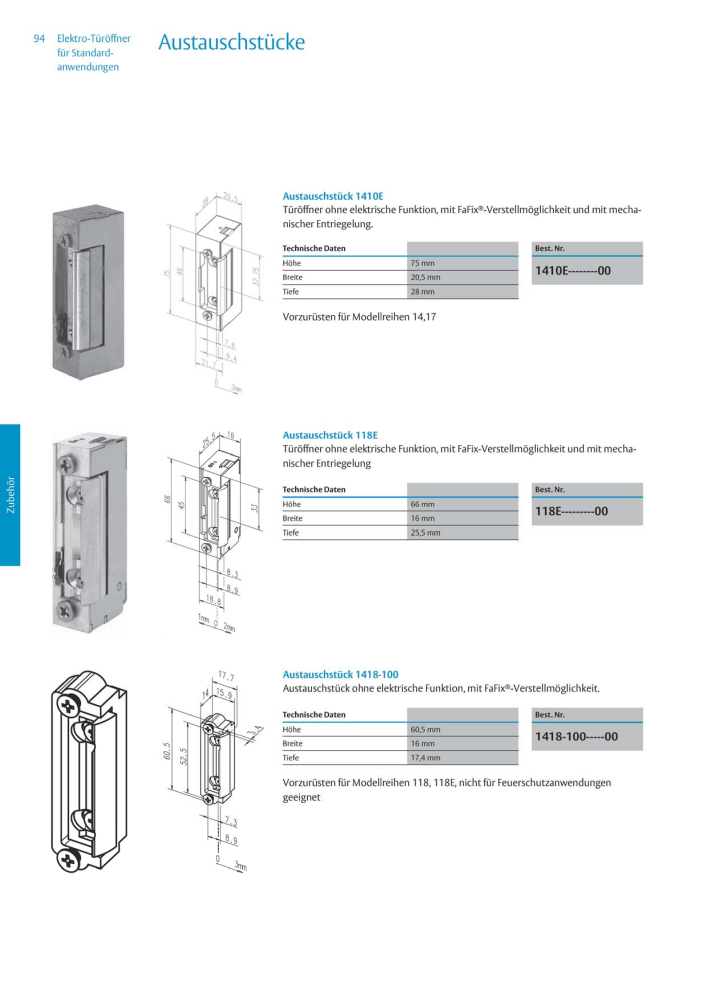 ASSA ABLOY Elektro-Türöffner NR.: 318 - Seite 94