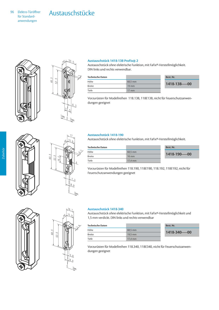 ASSA ABLOY Elektro-Türöffner NR.: 318 - Seite 96