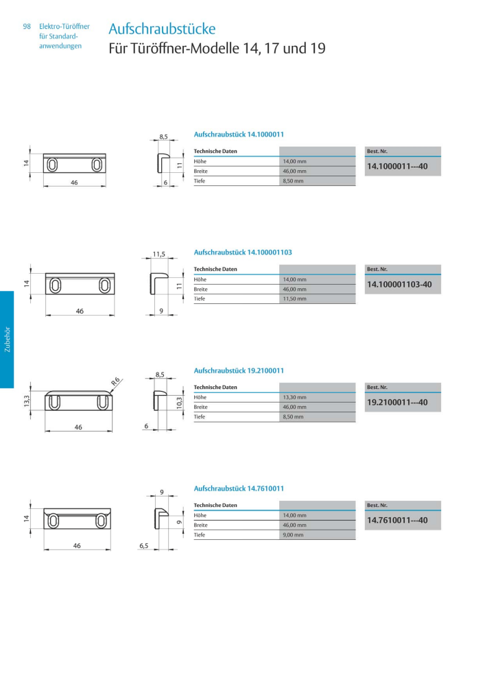 ASSA ABLOY Elektro-Türöffner NR.: 318 - Seite 98