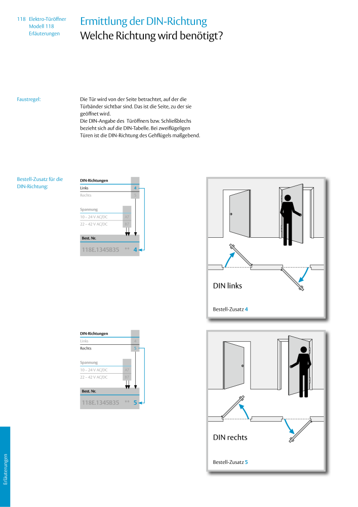 ASSA ABLOY Elektro-Türöffner Model 118 NR.: 319 - Seite 118