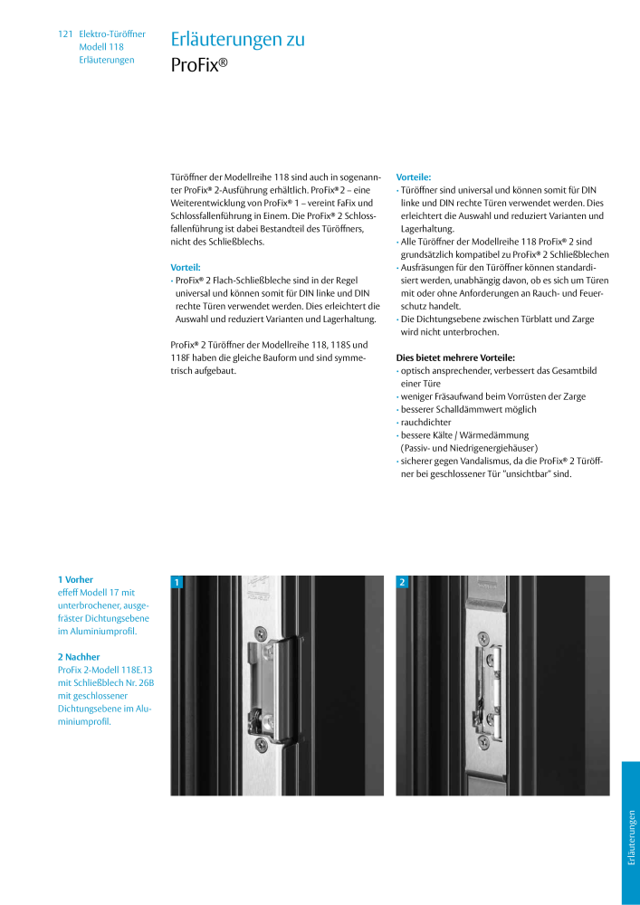 ASSA ABLOY Elektro-Türöffner Model 118 NR.: 319 - Seite 121