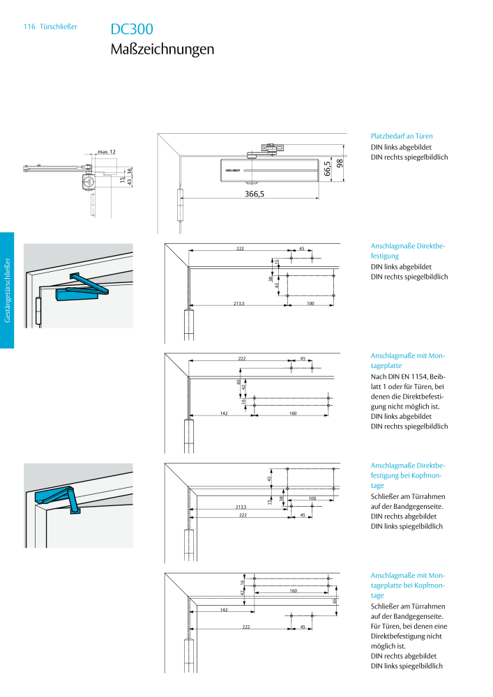 ASSA ABLOY Türschließer NR.: 320 - Seite 116