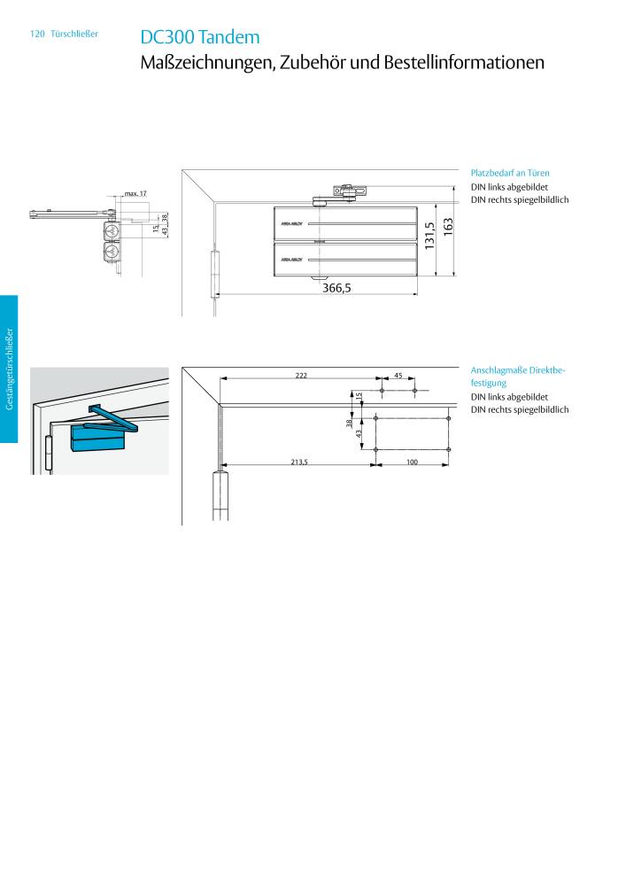 ASSA ABLOY Türschließer NR.: 320 - Seite 120