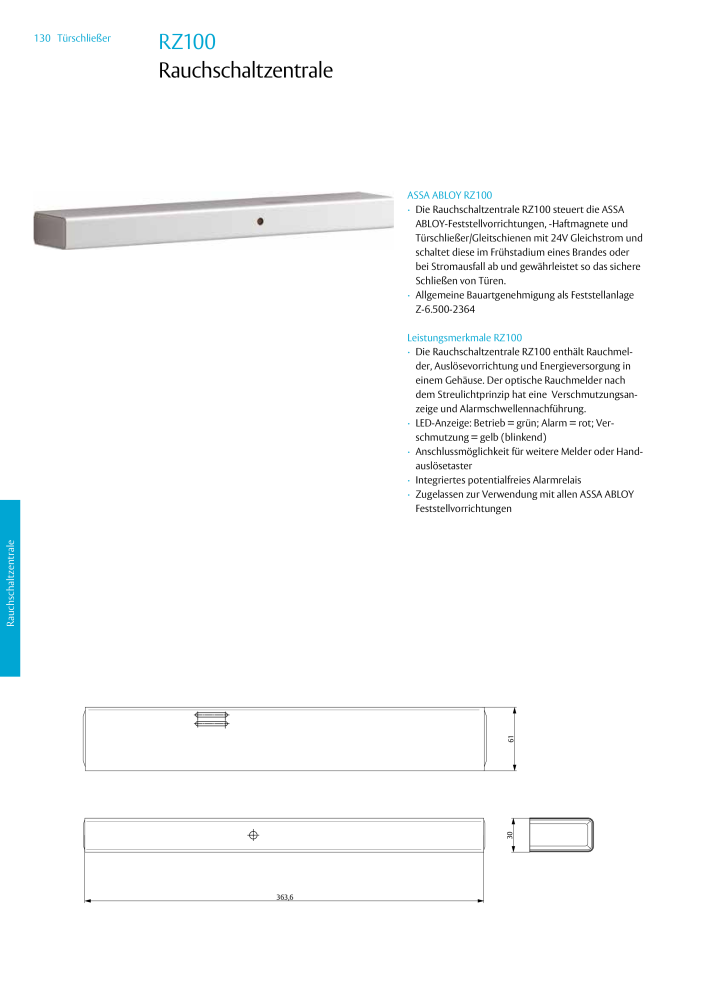 ASSA ABLOY Türschließer NR.: 320 - Seite 130