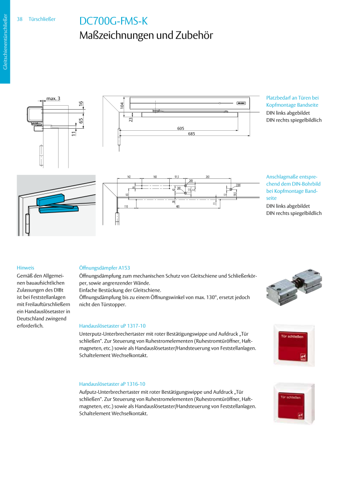 ASSA ABLOY Türschließer NR.: 320 - Seite 38