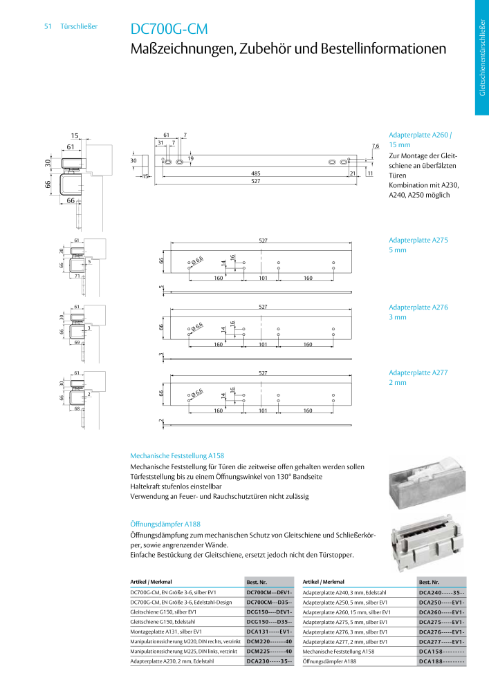 ASSA ABLOY Türschließer NR.: 320 - Seite 51