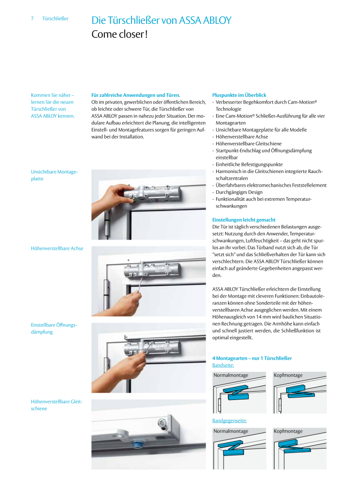 ASSA ABLOY Türschließer NR.: 320 - Seite 7