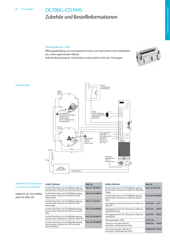 ASSA ABLOY Türschließer NR.: 320 - Seite 87