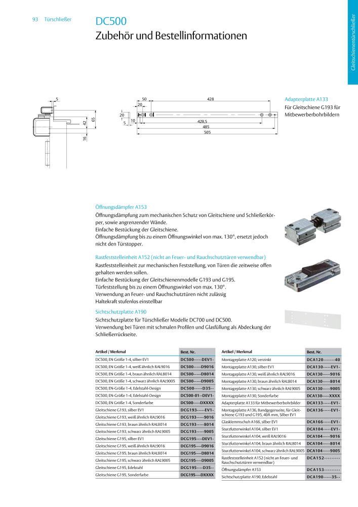 ASSA ABLOY Türschließer NR.: 320 - Seite 93