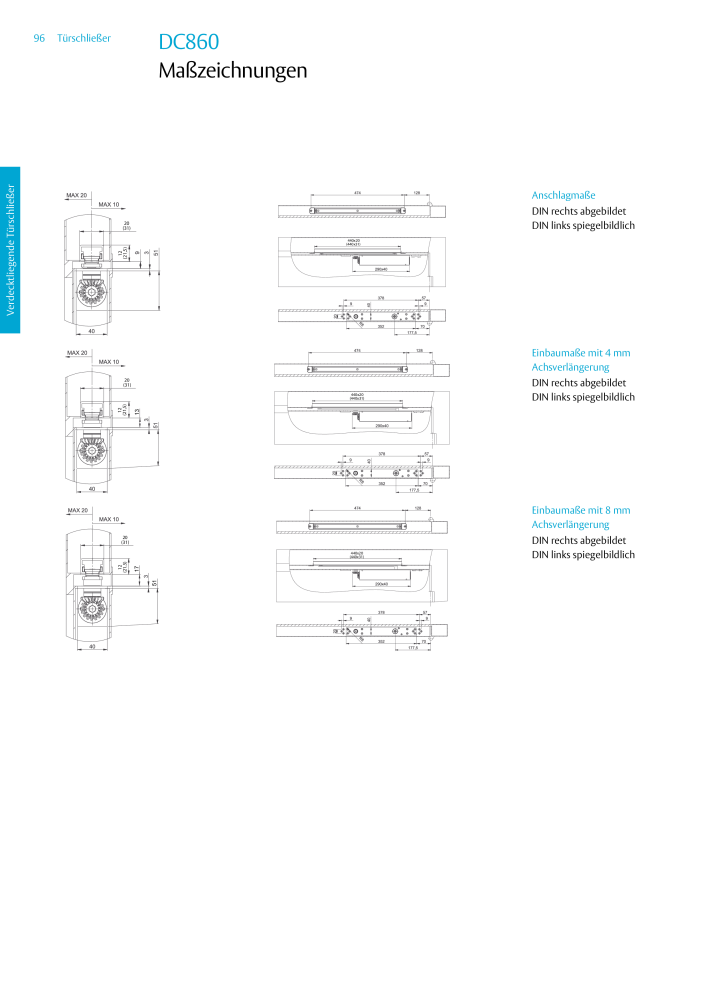 ASSA ABLOY Türschließer NR.: 320 - Seite 96