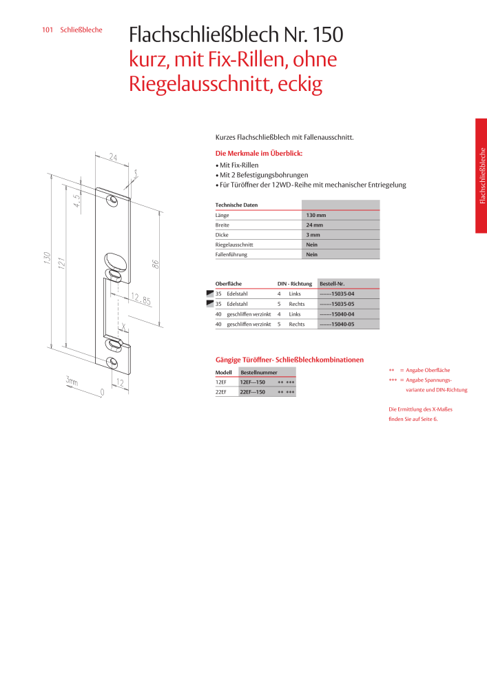 ASSA ABLOY Schließbleche NR.: 321 - Seite 101