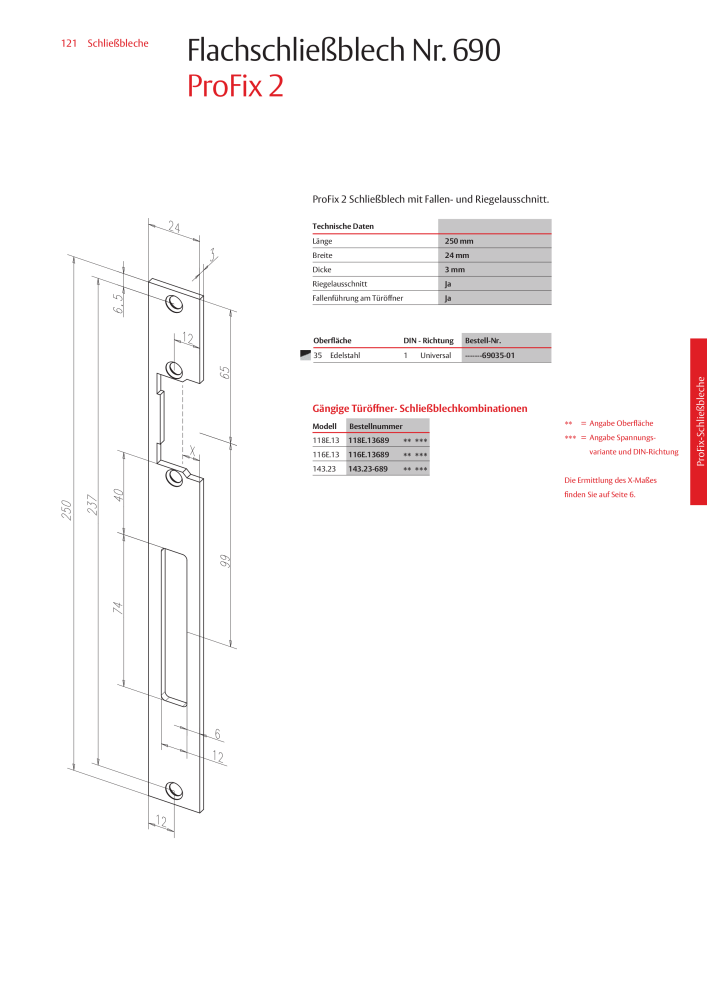 ASSA ABLOY Schließbleche NR.: 321 - Seite 121