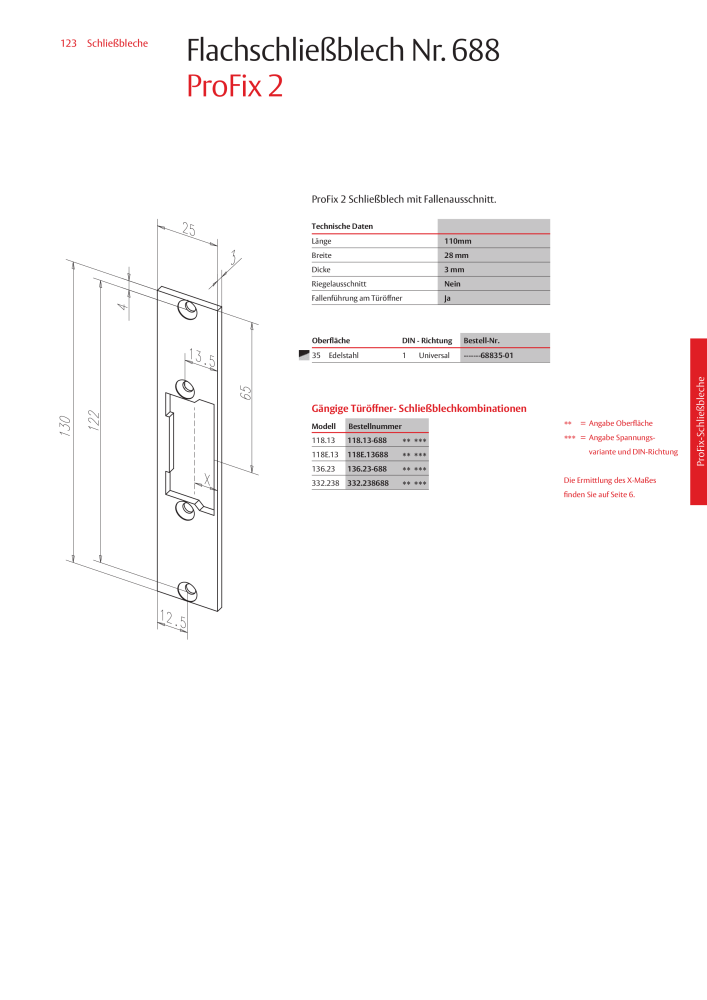 ASSA ABLOY Schließbleche NR.: 321 - Seite 123