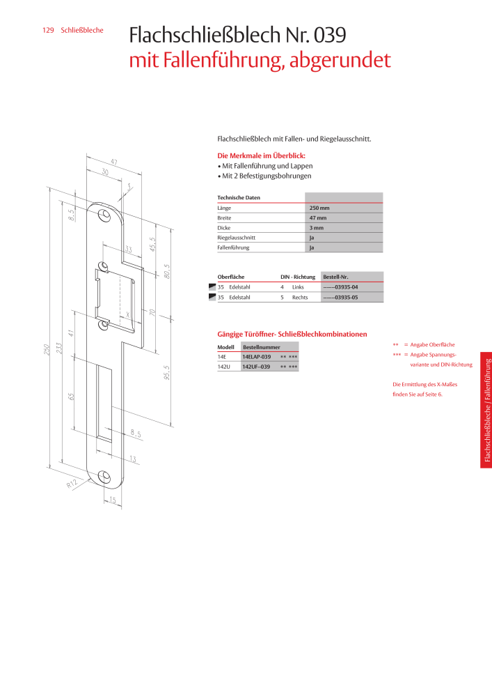 ASSA ABLOY Schließbleche NR.: 321 - Seite 129