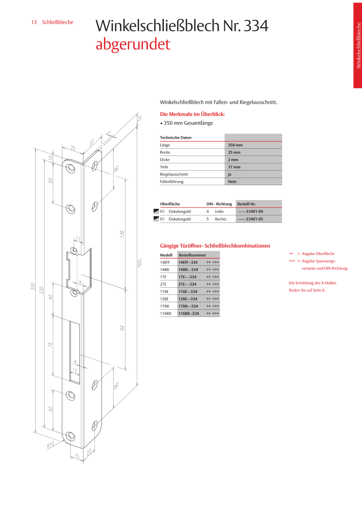 ASSA ABLOY Schließbleche NR.: 321 - Seite 13